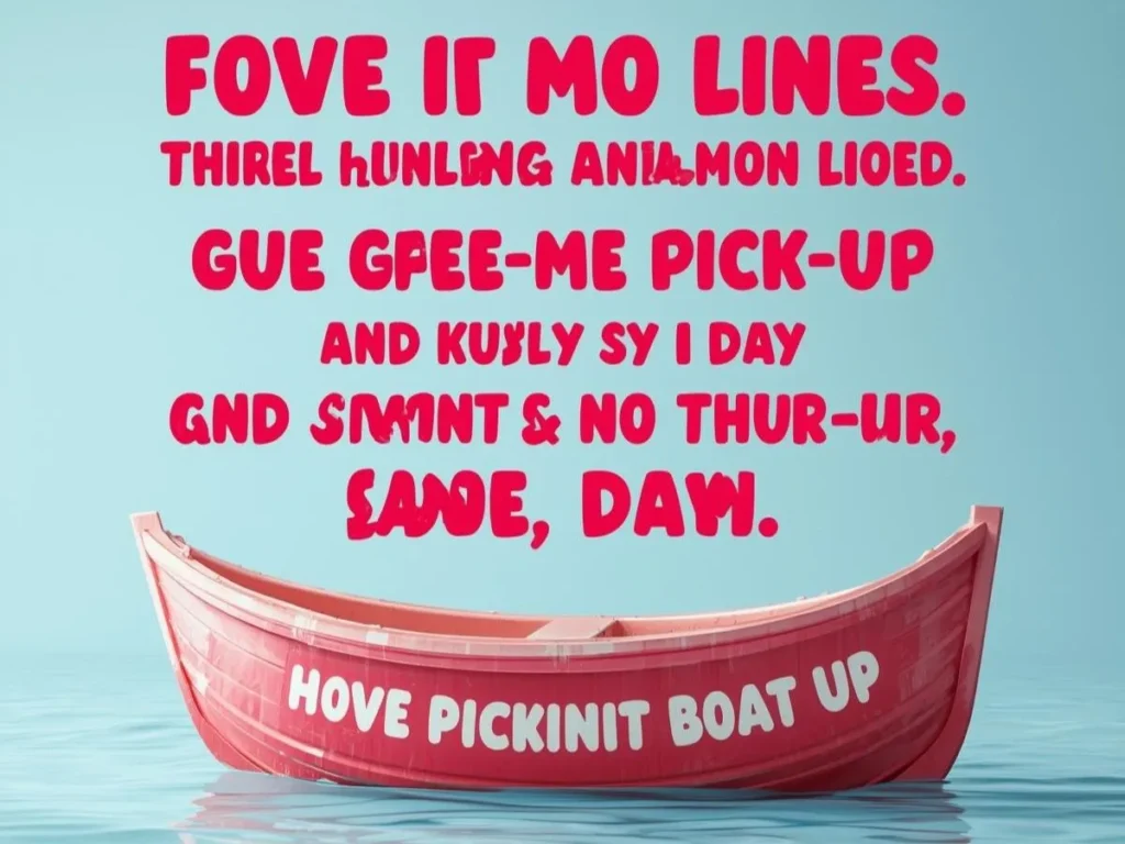 Cheesy Dinghy Pick Up Lines