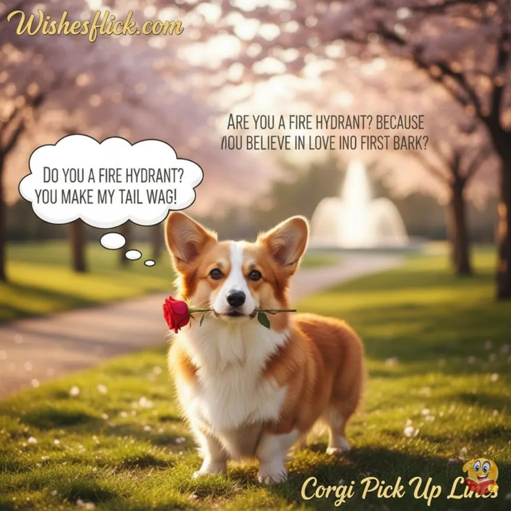 Cute Corgi Pick Up Lines