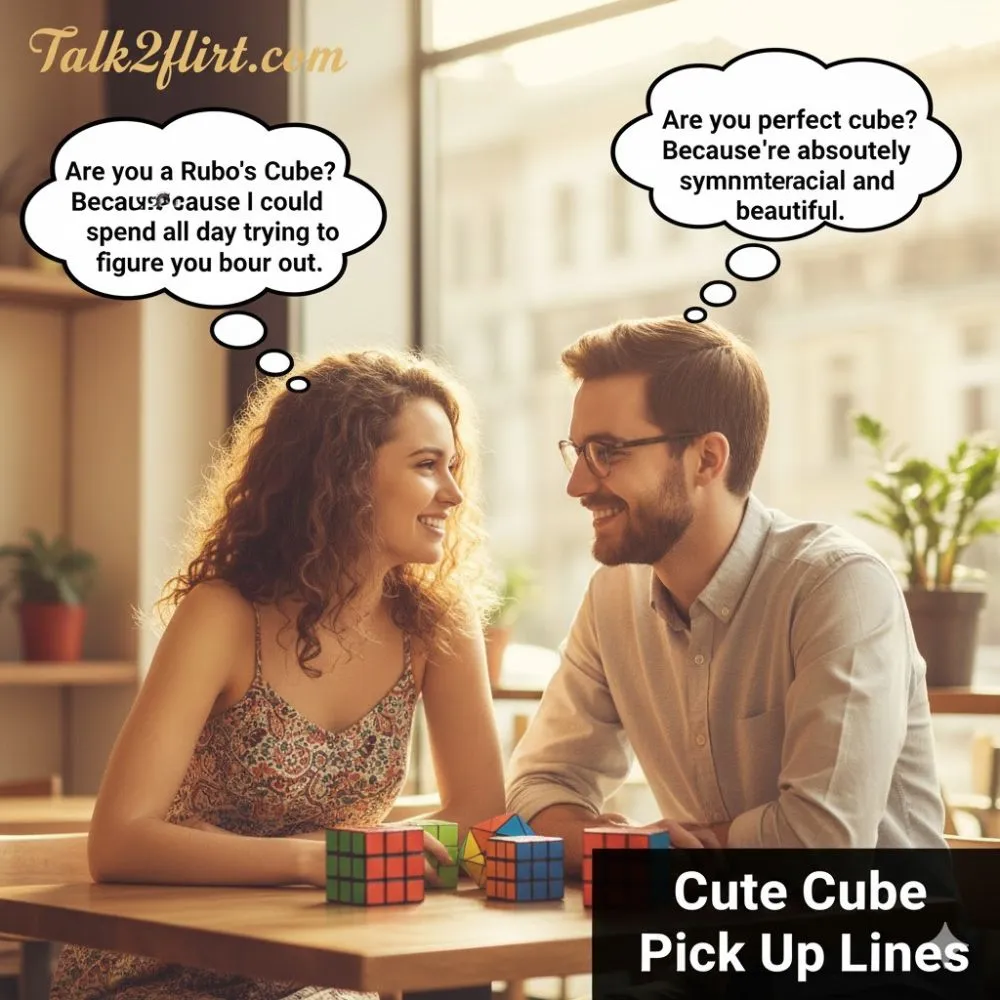 Cute Cube Pick Up Lines