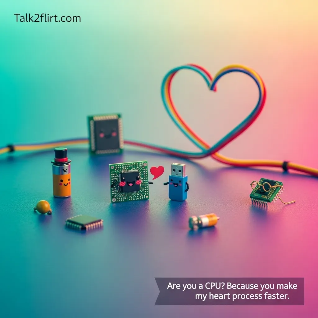 Cute Electronics Pick Up Lines