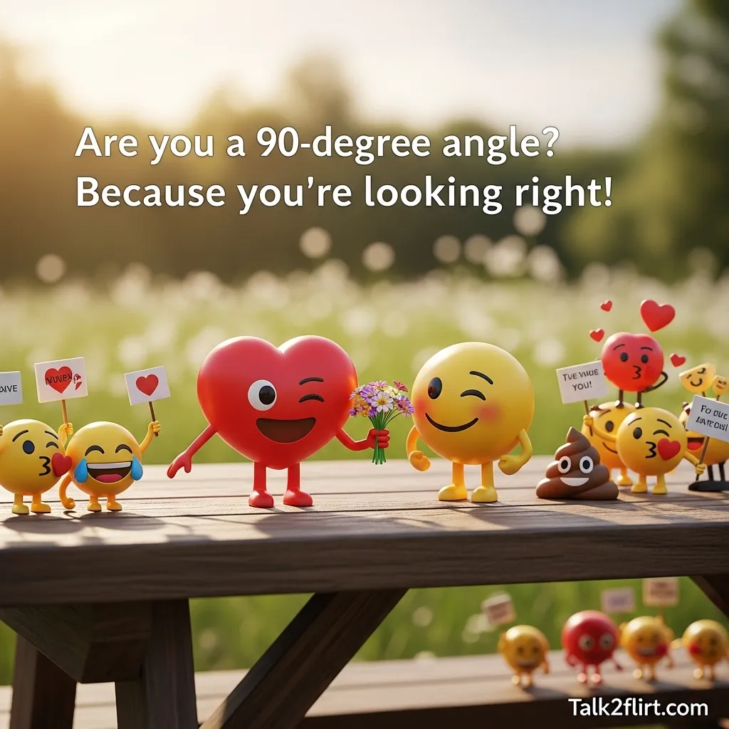 Cute Emoji Pick Up Lines