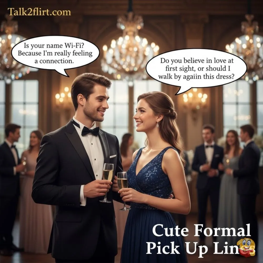 Cute Formal Pick Up Lines