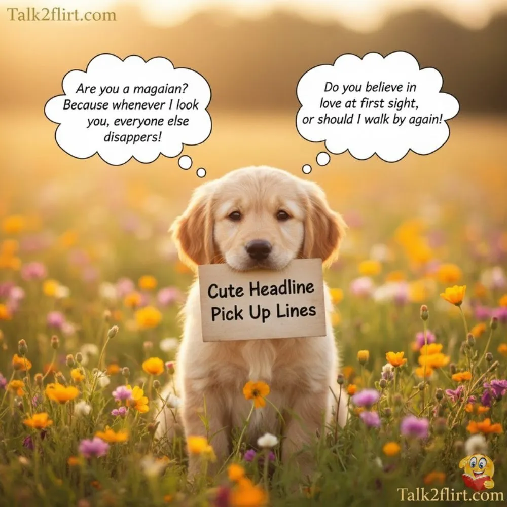 Cute Headline Pick Up Lines