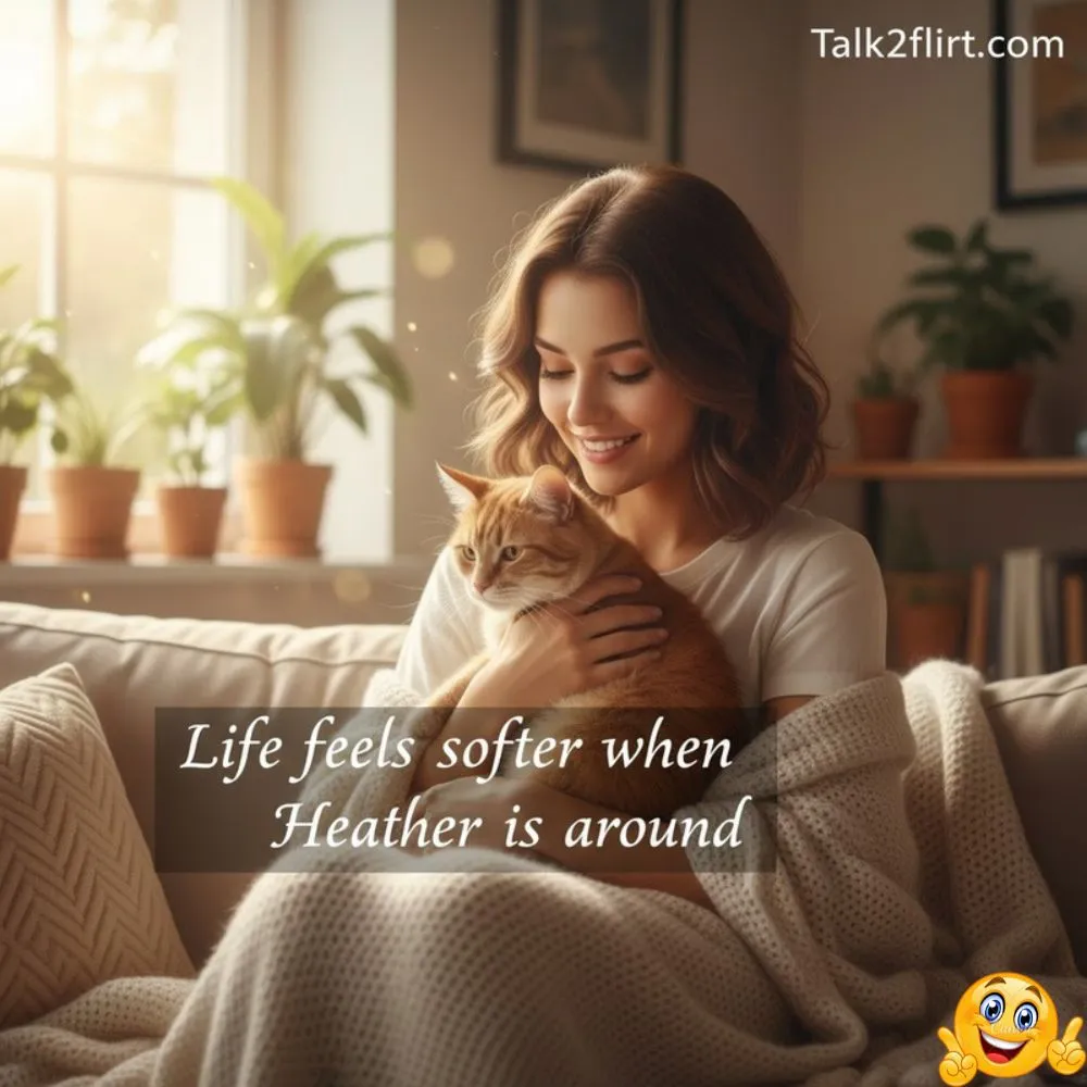 Cute Heather Pick Up Lines