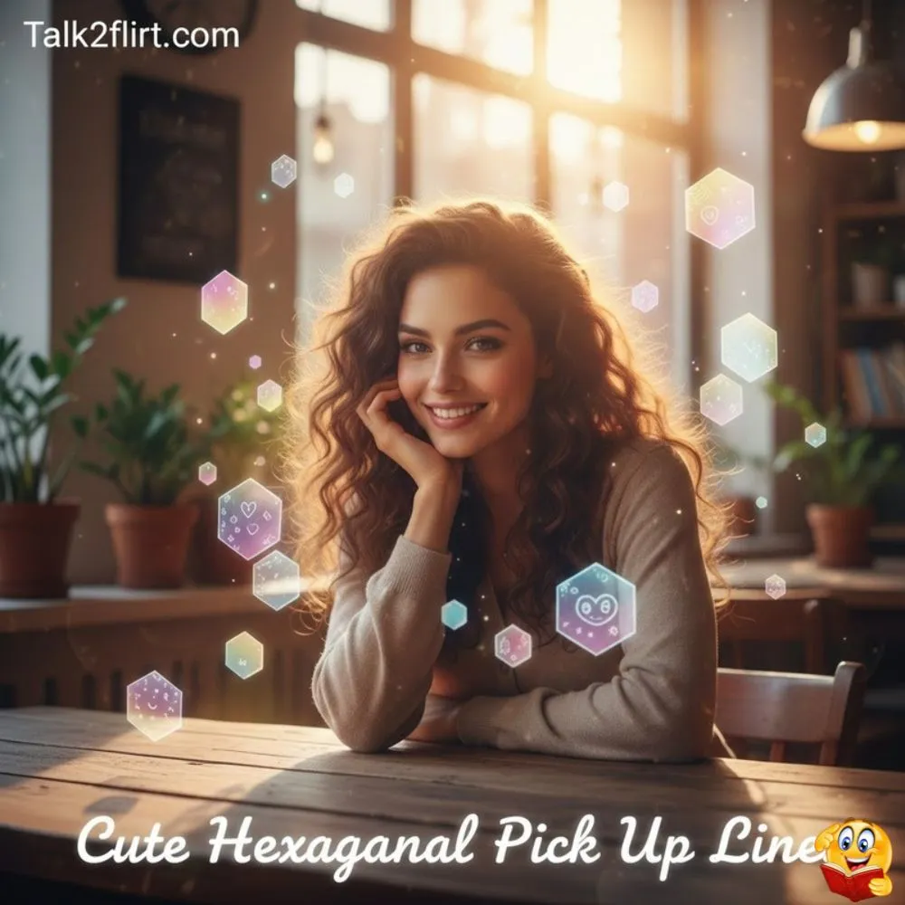Cute Hexagonal Pick Up Lines