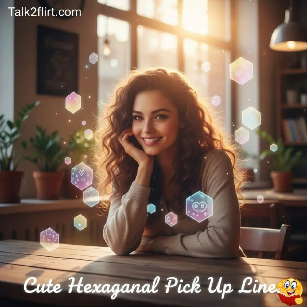 Cute Hexagonal Pick Up Lines