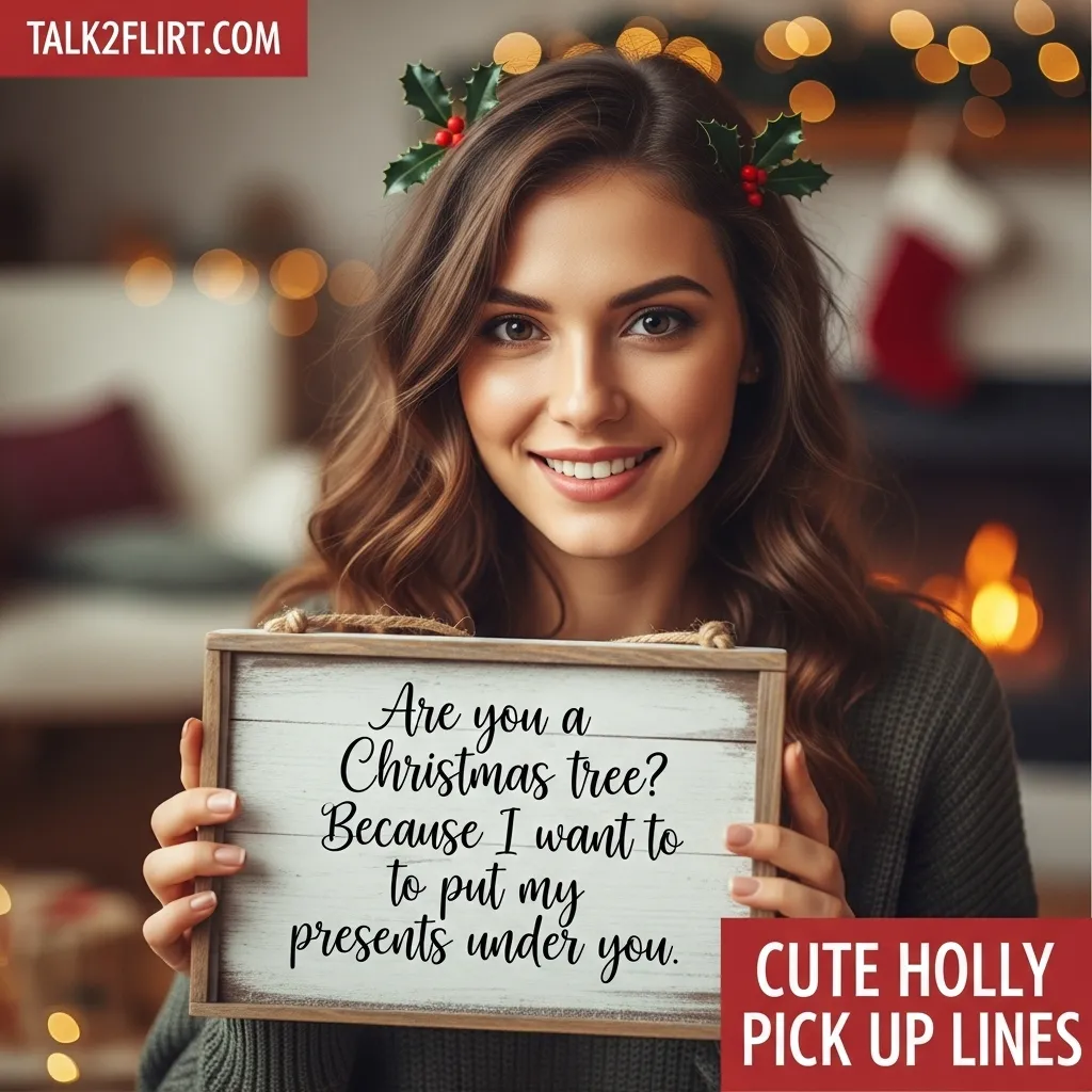 Cute Holly Pick Up Lines