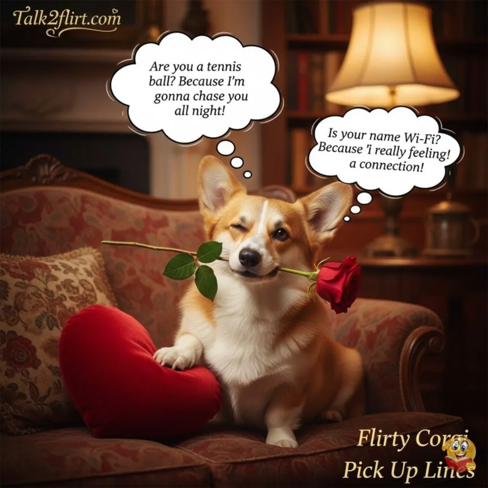 Flirty Corgi Pick Up Lines