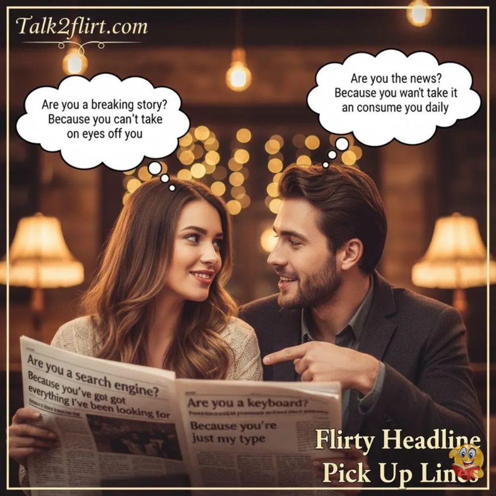 Flirty Headline Pick Up Lines