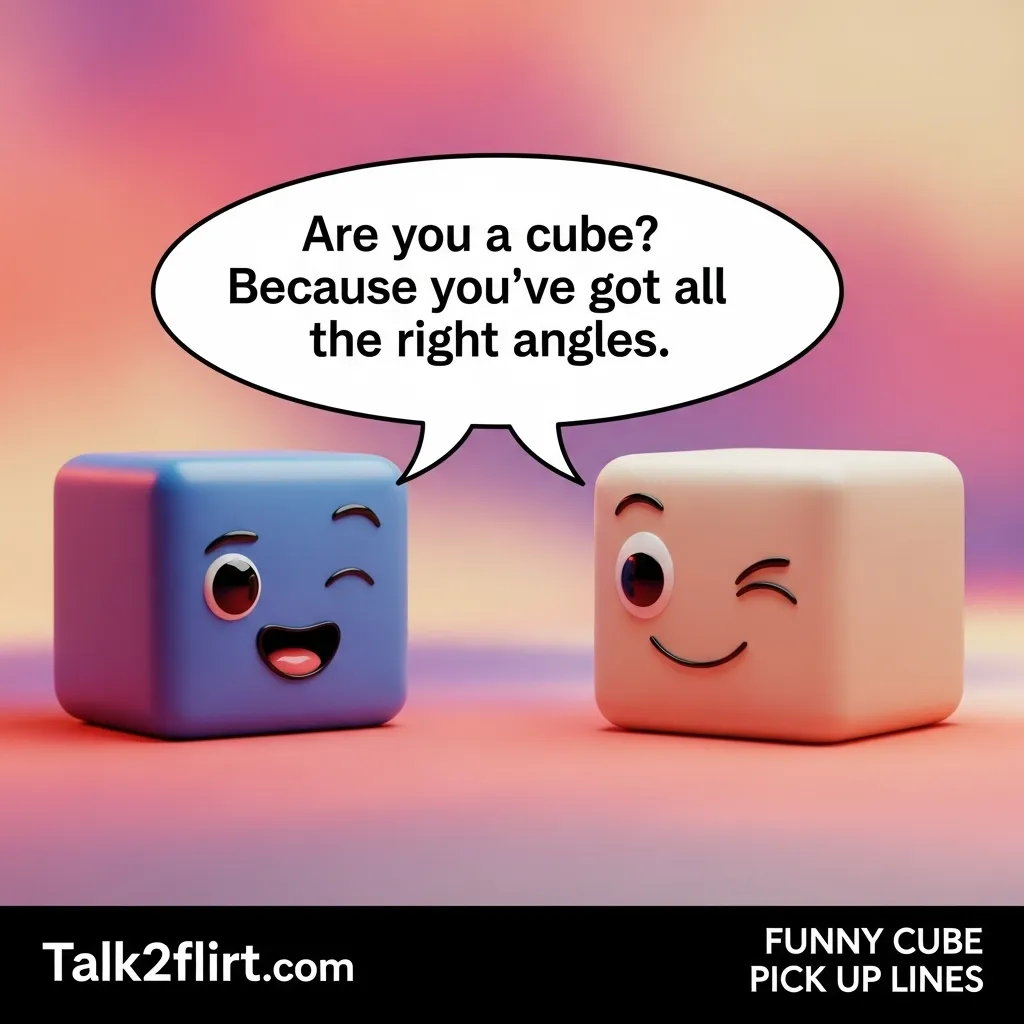 Funny Cube Pick Up Lines
