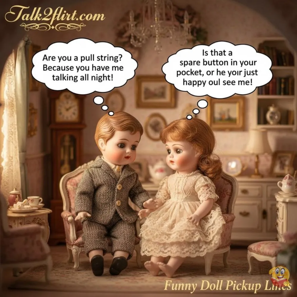 Funny Doll Pickup Lines