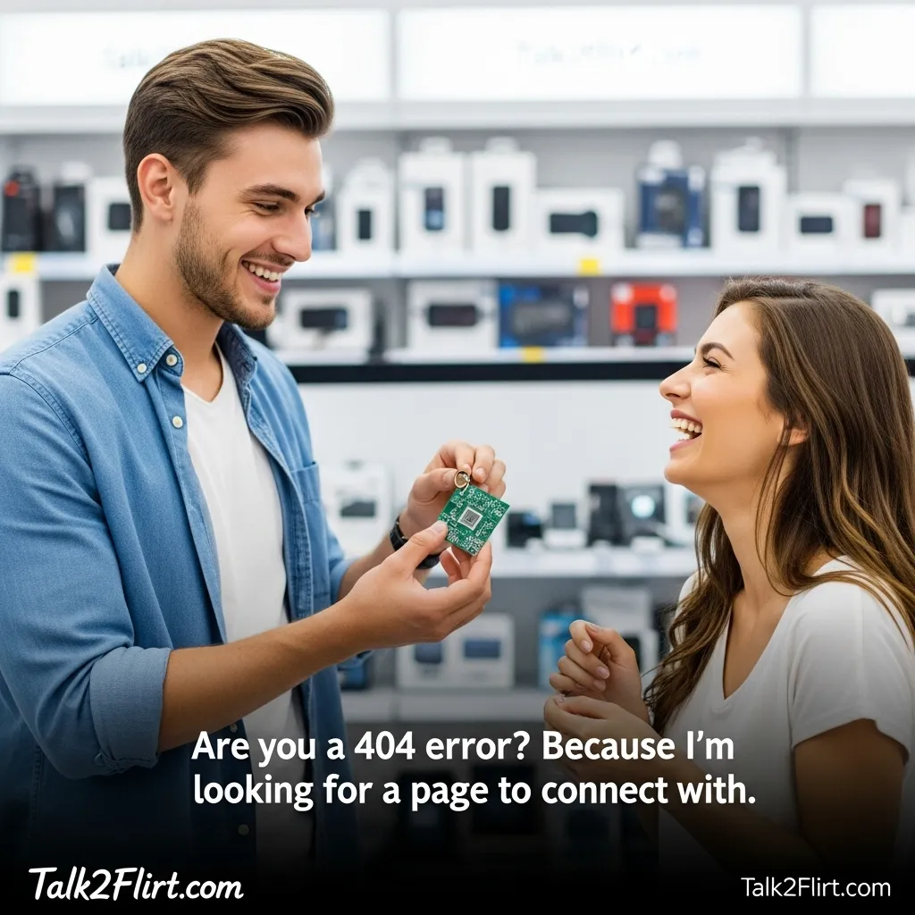 Funny Electronics Pick Up Lines