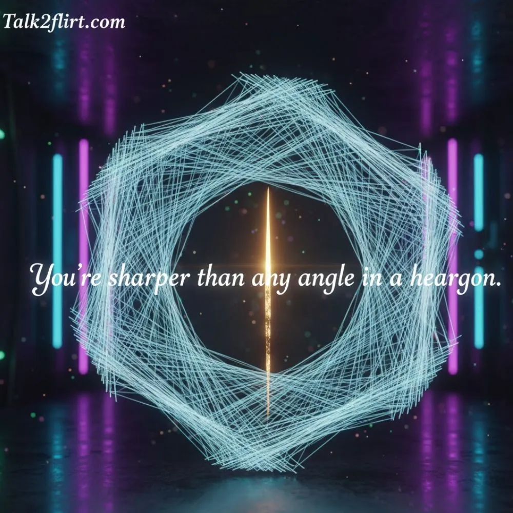 Funny Hexagon Pick Up Lines