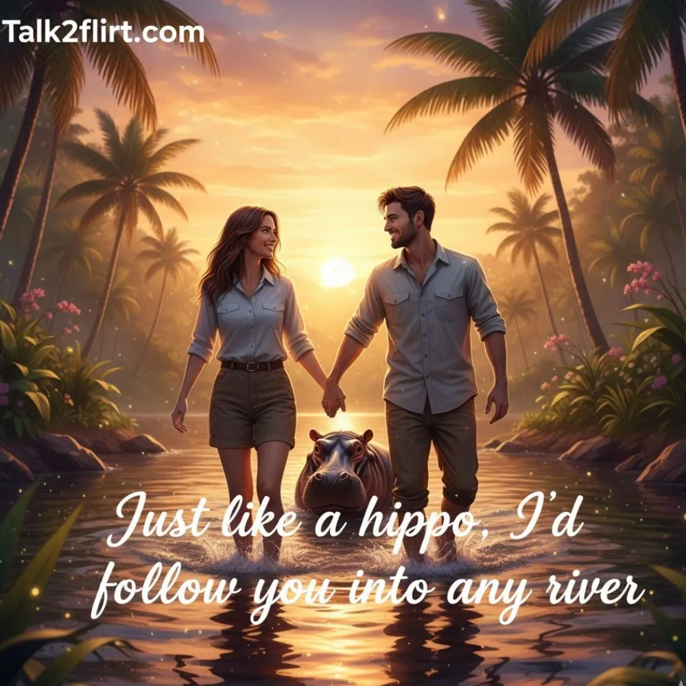 Funny Hippo Pick Up Lines