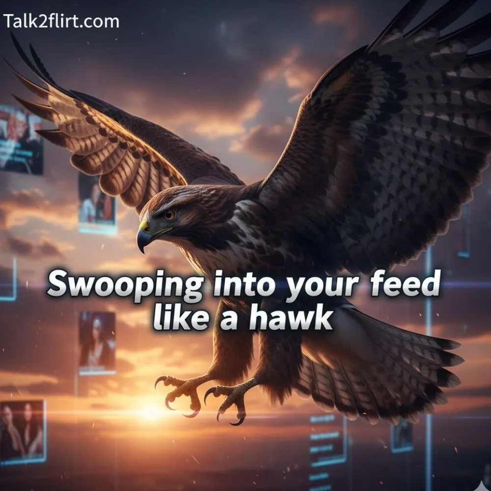 Hawk Pick Up Lines for Instagram Captions
