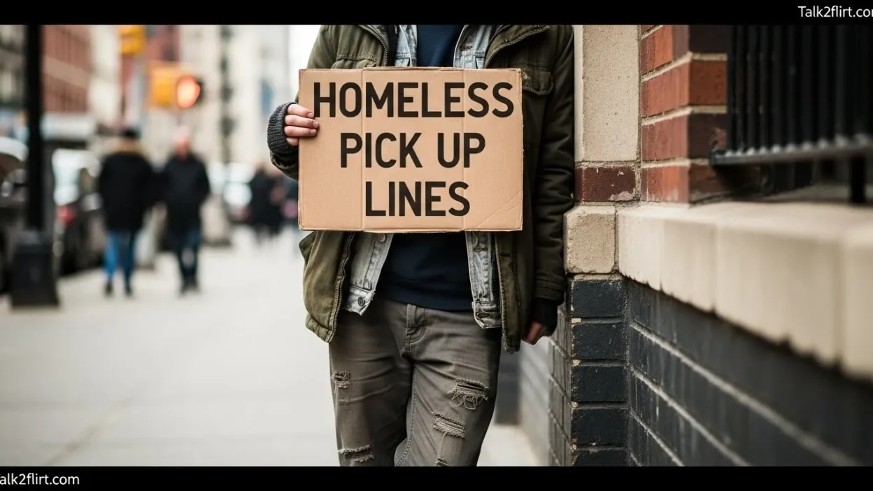 Homeless Pick Up Lines