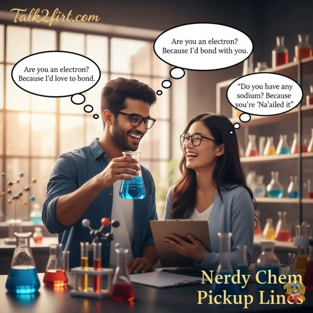 Nerdy Chem Pickup Lines
