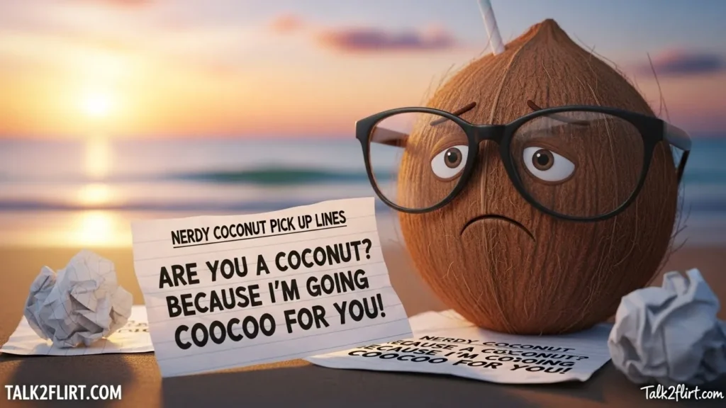 Nerdy Coconut Pick Up Lines