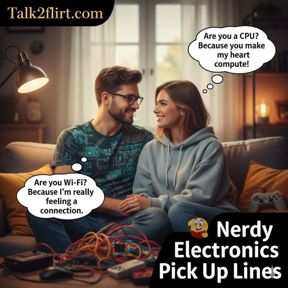 Nerdy Electronics Pick Up Lines