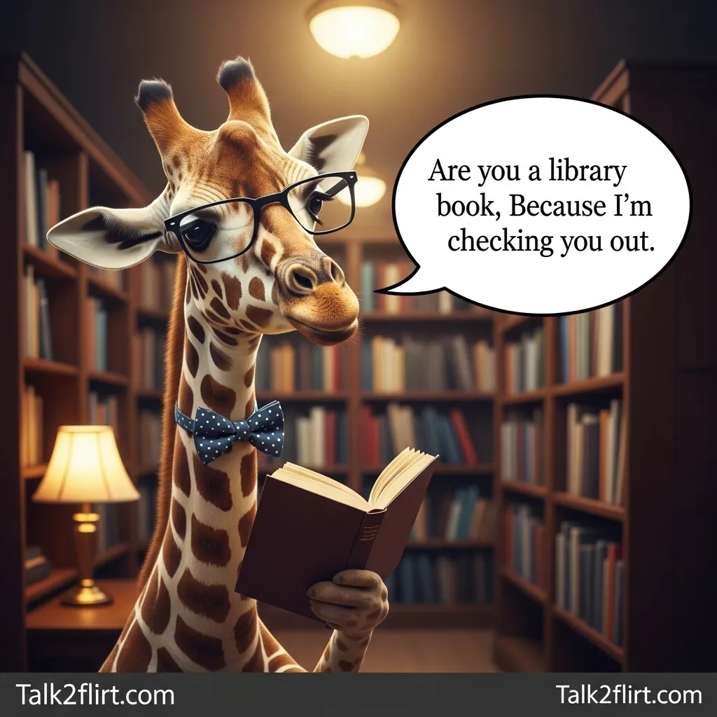 Nerdy Giraffe Pick Up Lines