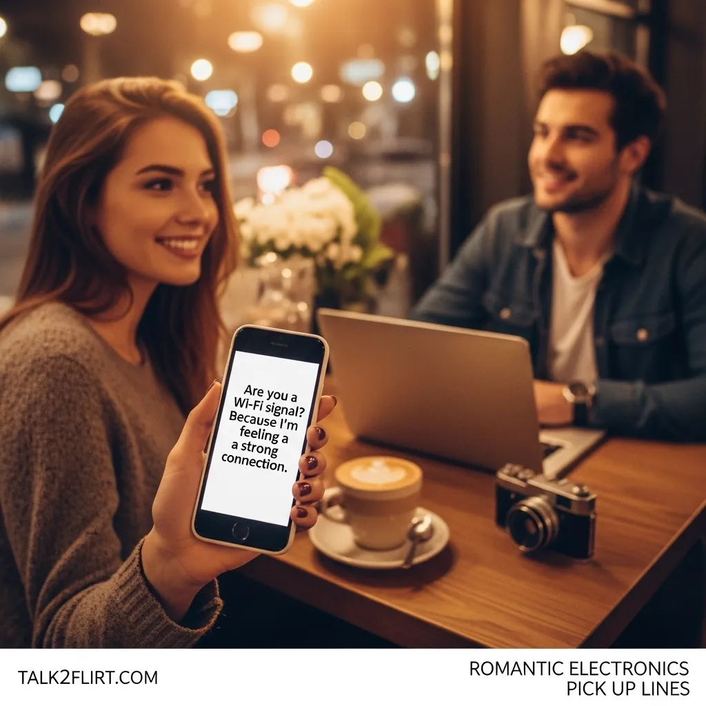 Romantic Electronics Pick Up Lines
