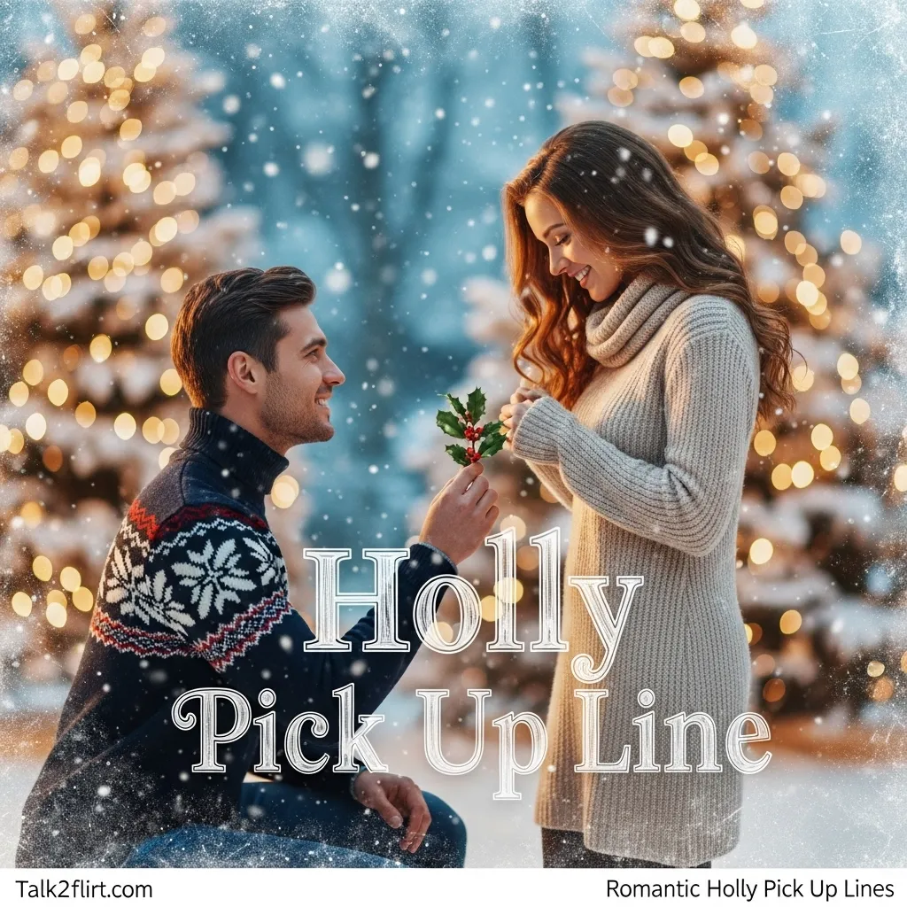 Romantic Holly Pick Up Lines