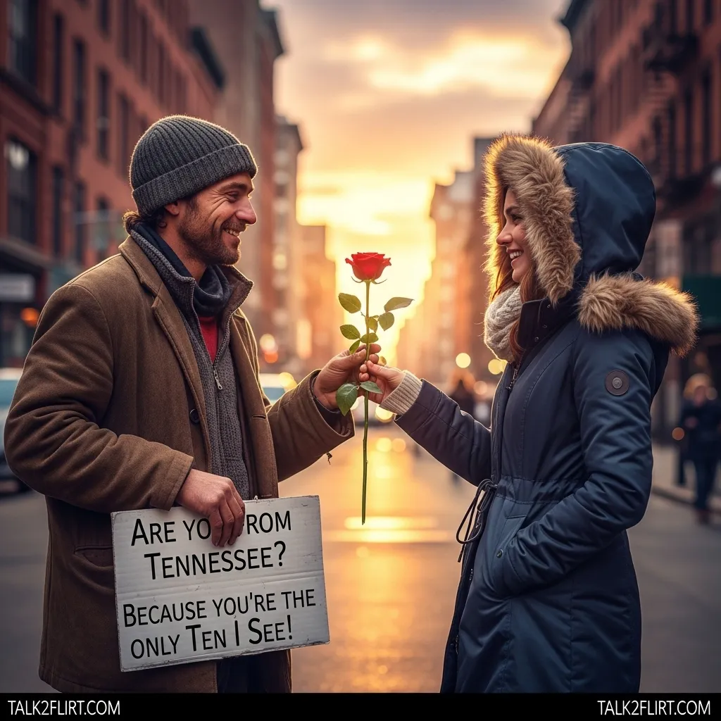 Romantic Homeless Pick Up Lines
