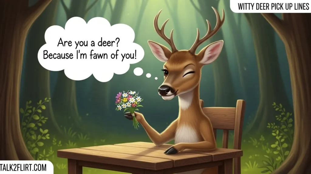Witty Deer Pick Up Lines