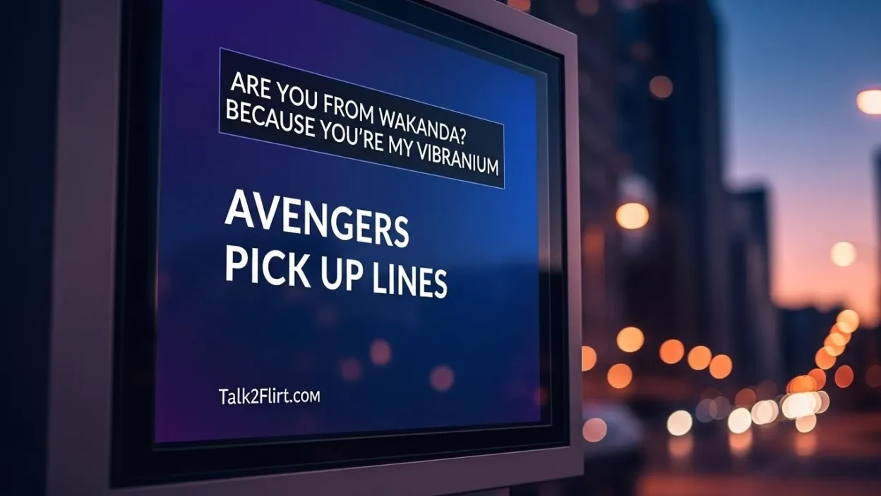 Avengers Pick Up Lines