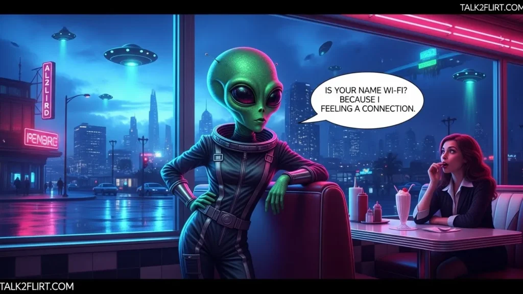 Classic Alien Pick Up Lines