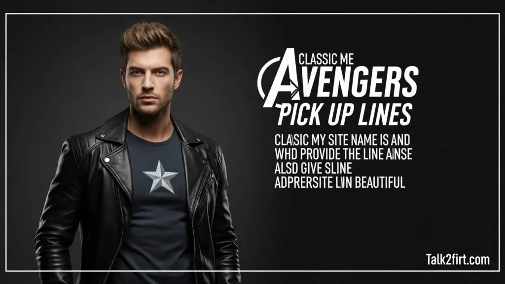 Classic Avengers Pick Up Lines