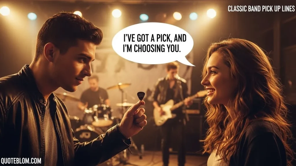 Classic Band Pick Up Lines