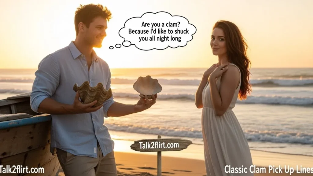 Classic Clam Pick Up Lines