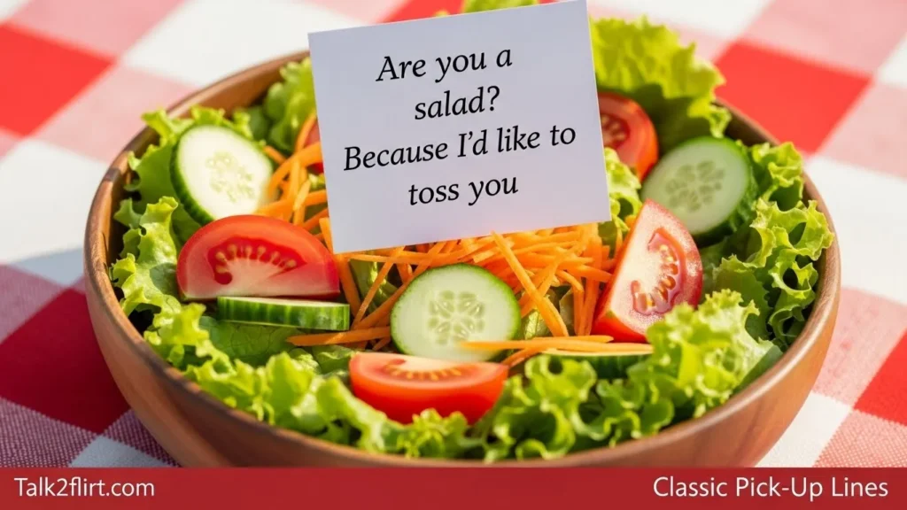 Classic Salad Pick Up Lines