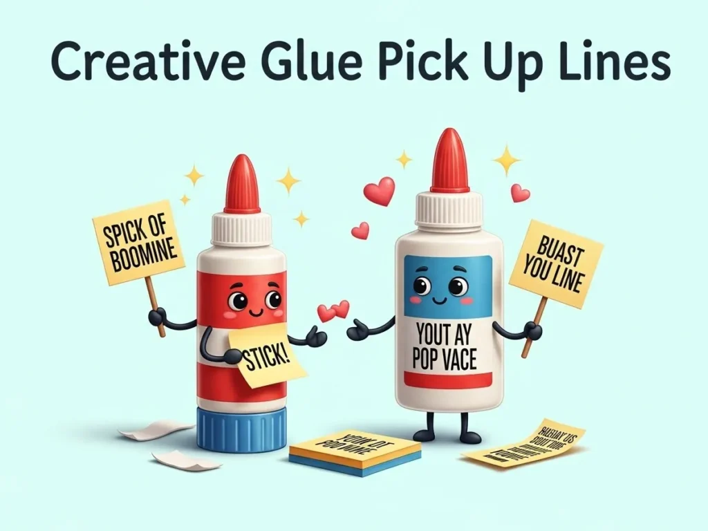 Creative Glue Pick Up Lines