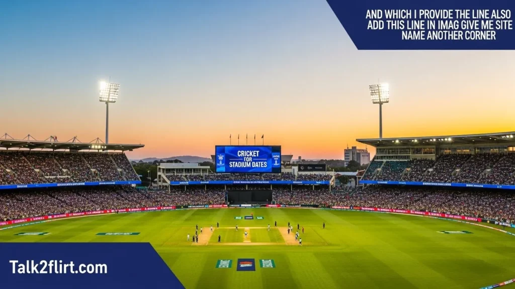 Cricket Pick Up Lines for Stadium Dates