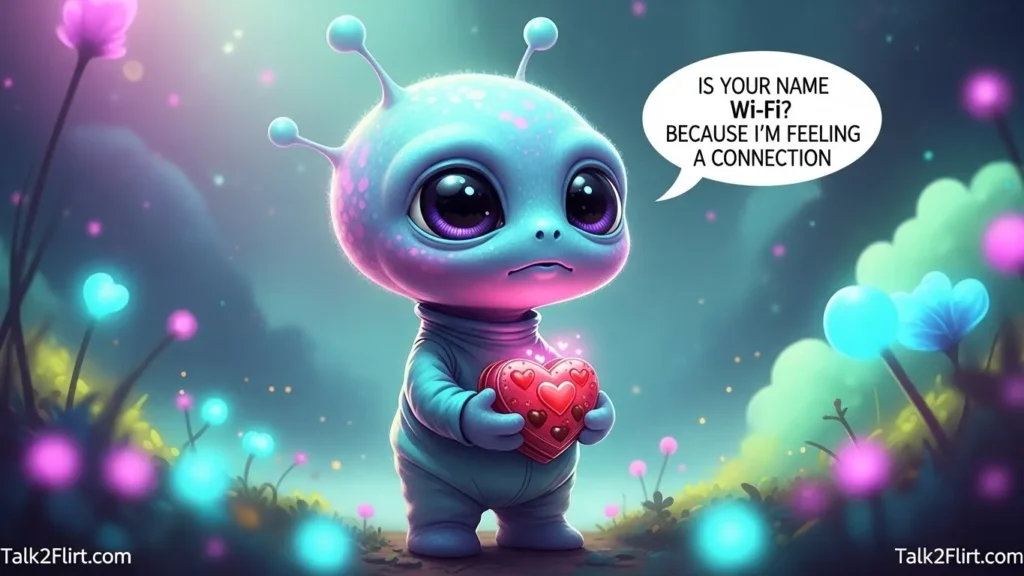 Cute Alien Pick Up Lines