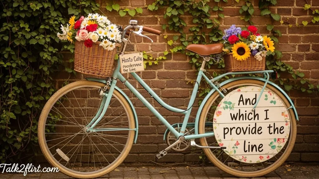 Cute Bicycle Pick Up Lines