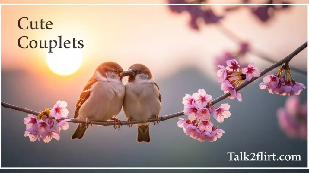 Cute Couplets Pick-Up Lines