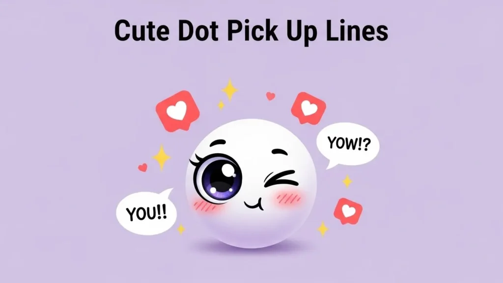 Cute Dot Pick Up Lines