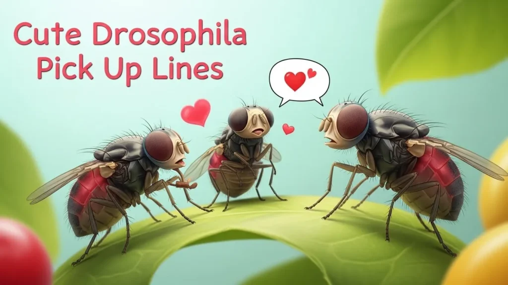 Cute Drosophila Pick Up Lines