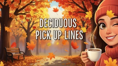 Deciduous Pick Up Lines