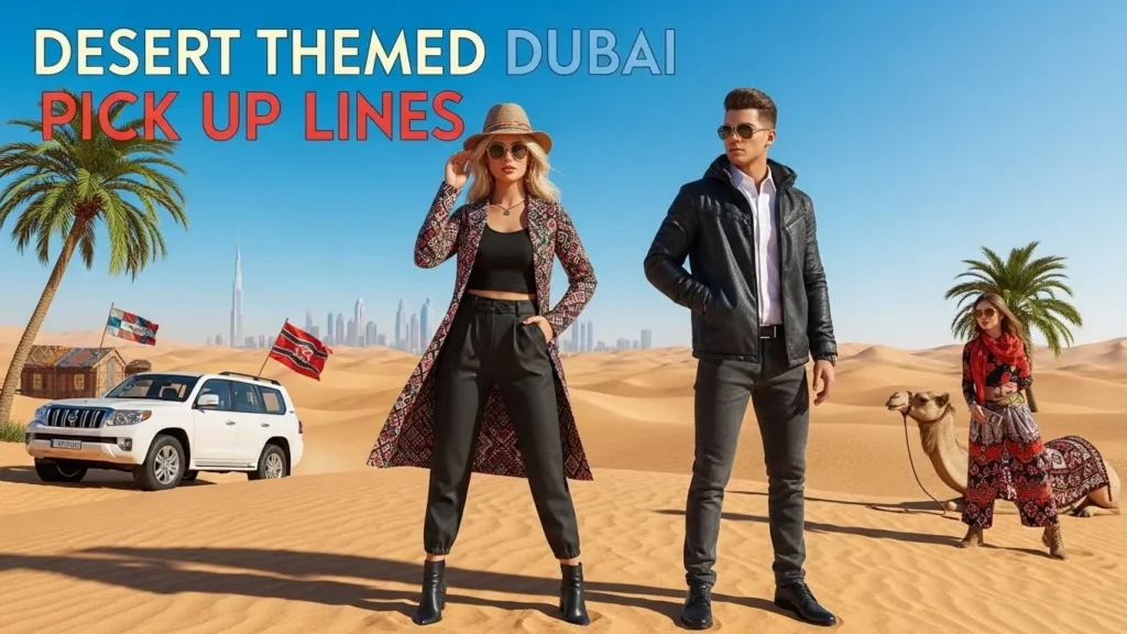 Desert Themed Dubai Pick Up Lines