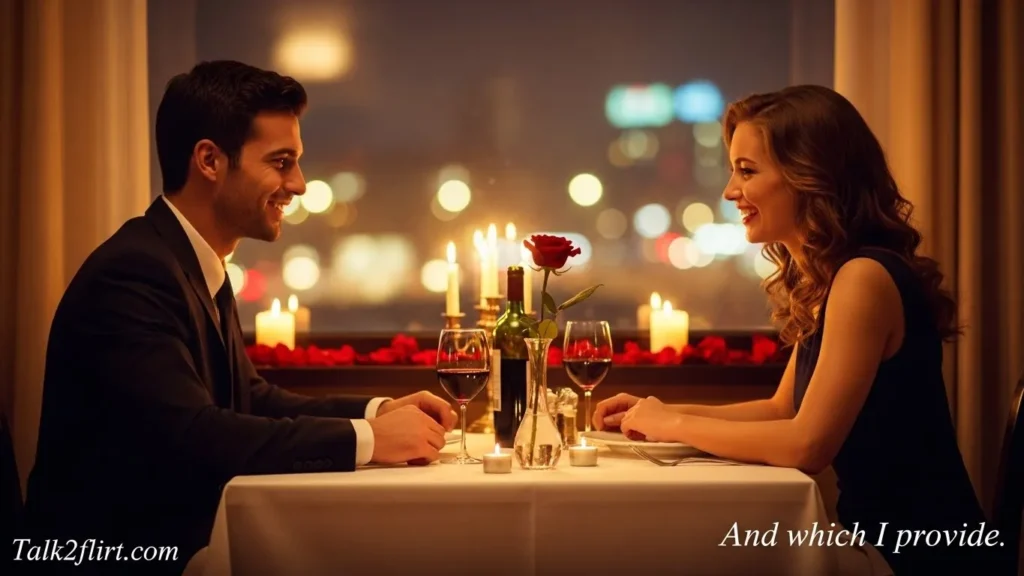 Dinner Date Pick Up Lines