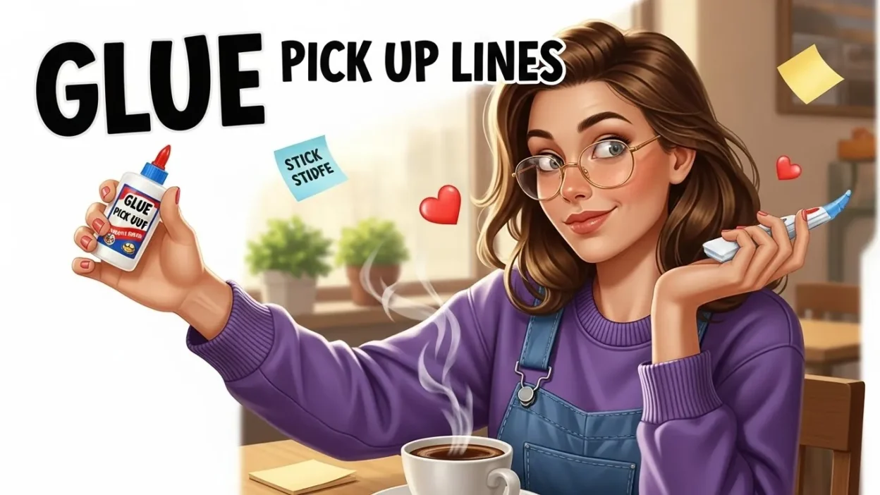 Glue Pick Up Lines