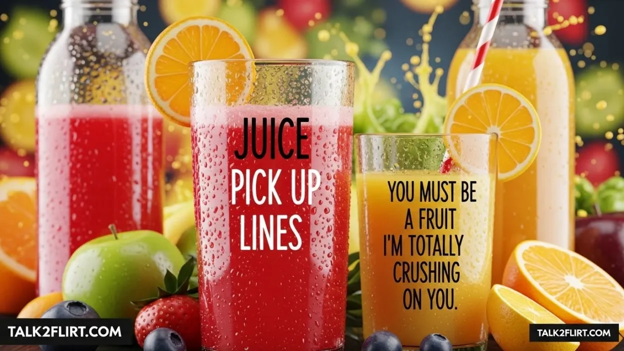 Juice Pick Up Lines