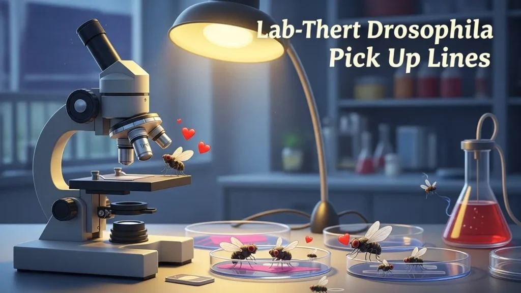 Lab-Themed Drosophila Pick Up Lines