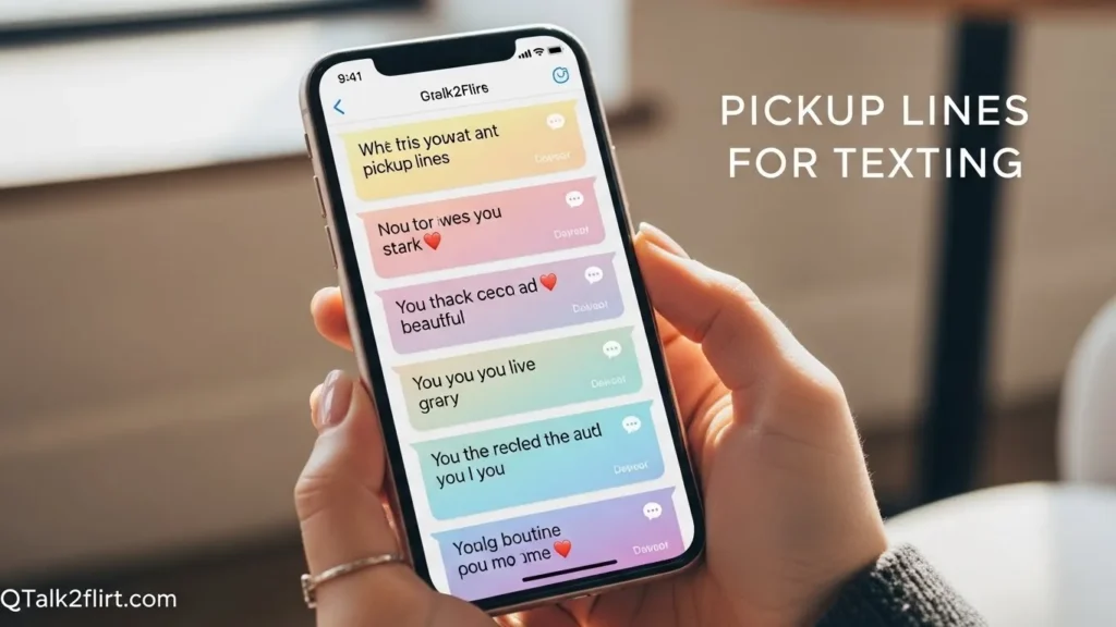 Pick up Lines for Texting