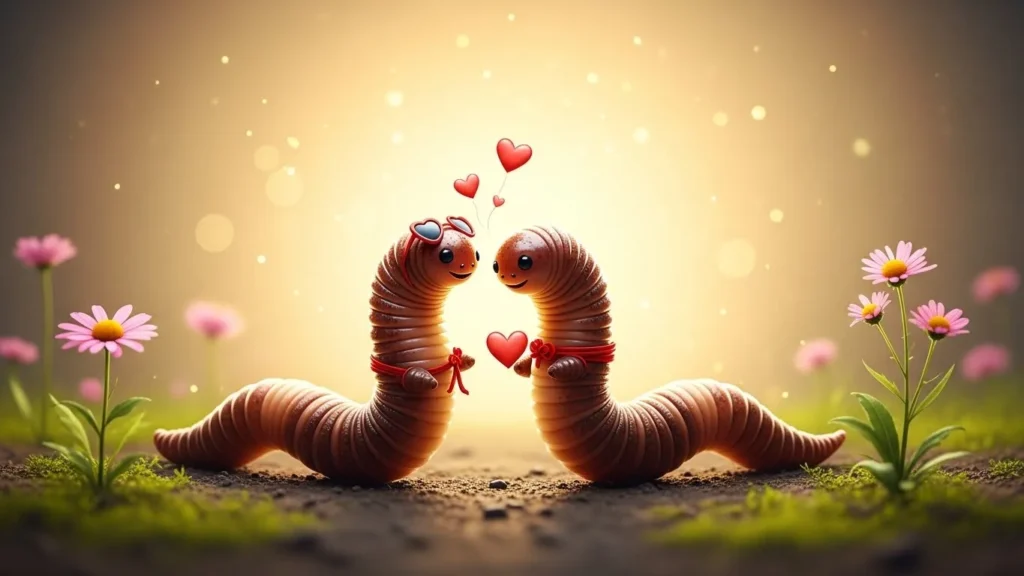 Romantic Earthworm Pick up Lines