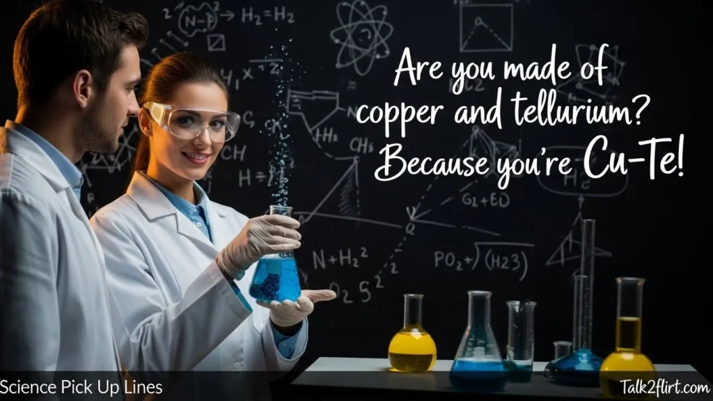 Science Pick Up Lines